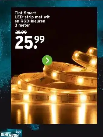 GAMMA Tint Smart LED-strip met wit en RGB-kleuren aanbieding