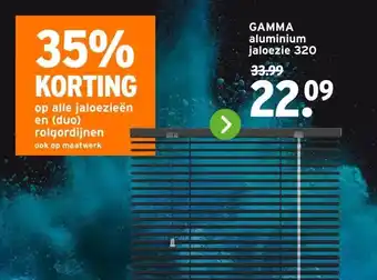 GAMMA GAMMA aluminium jaloezie 320 aanbieding