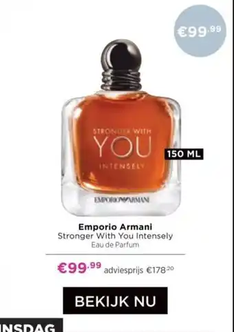 ICI Paris XL Emporio Armani aanbieding