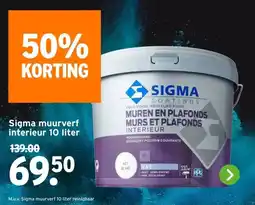 GAMMA Sigma muurverf interieur aanbieding