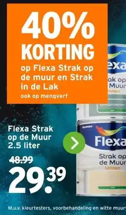 GAMMA Flexa Strak op de Muur aanbieding
