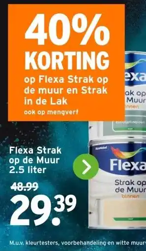 GAMMA Flexa Strak op de Muur aanbieding
