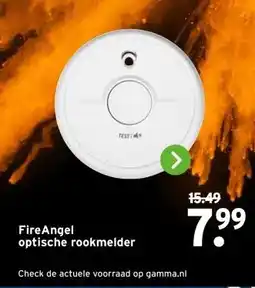 GAMMA FireAngel optische rookmelder aanbieding