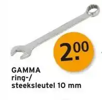 GAMMA GAMMA ring-/ steeksleutel aanbieding