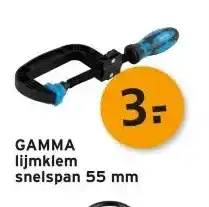 GAMMA GAMMA lijmklem snelspan aanbieding