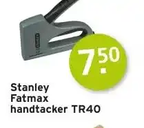 GAMMA Stanley Fatmax handtacker TR40 aanbieding