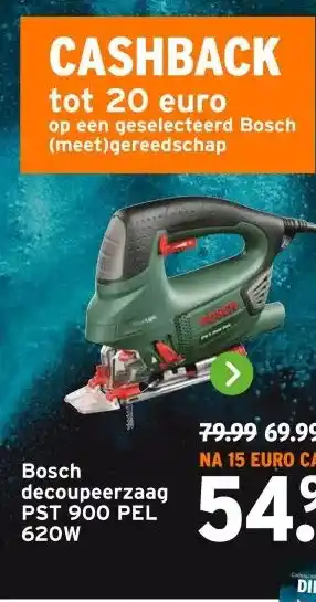 GAMMA Bosch decoupeerzaag PST 900 PEL aanbieding