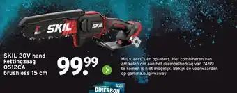 GAMMA SKIL 20V hand kettingzaag 0512CA brushless aanbieding