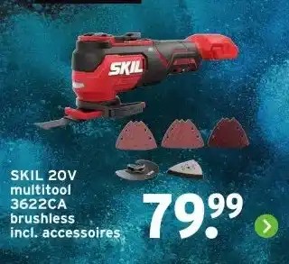 GAMMA SKIL 20V multitool 3622CA brushless aanbieding
