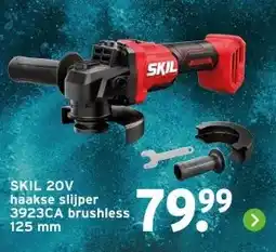 GAMMA SKIL 20V haakse slijper 3923CA brushless aanbieding