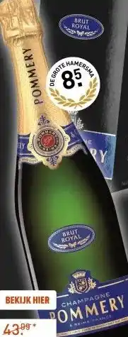 Gall & Gall Pommery Brut Royal 75CL aanbieding