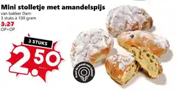 Coop Mini stolletje met amandelspijs aanbieding