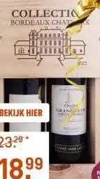 Gall & Gall Cadeaupakket Bordeaux Chateau Barrail & Chateau Grand Puch 2X75CL aanbieding