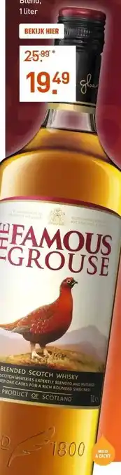 Gall & Gall The Famous Grouse 100CL aanbieding