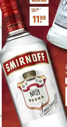 Gall & Gall Smirnoff 100CL aanbieding