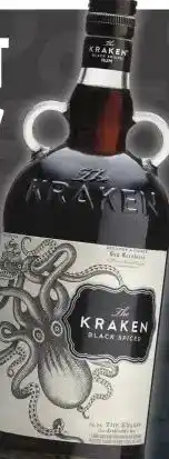 Gall & Gall The Kraken Black Spiced Rum 70CL aanbieding