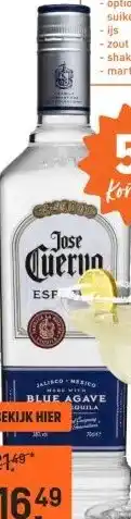 Gall & Gall Jose Cuervo Especial Silver 70CL aanbieding