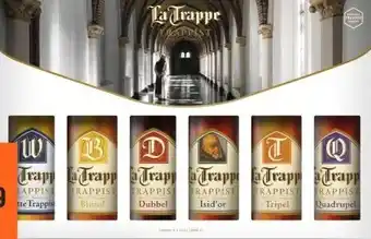 Gall & Gall La Trappe Cadeauverpakking 6X33CL aanbieding