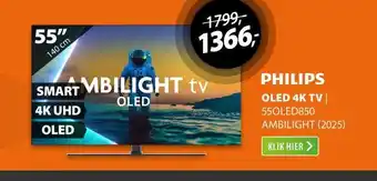 Expert Philips 55OLED850 Ambilight (2025) aanbieding