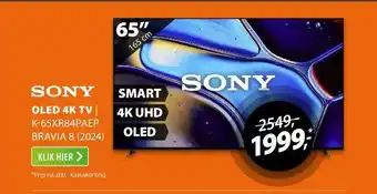 Expert Sony K-65XR84PAEP (2024) BRAVIA 8 aanbieding