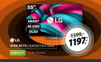 Expert LG OLED 4K 55C54LA (2025) aanbieding