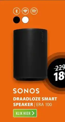 Expert Sonos ERA 100 Zwart aanbieding