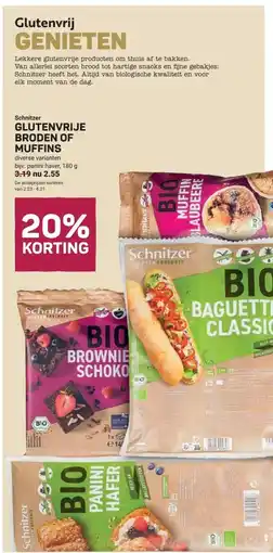 Ekoplaza Schnitzer GLUTENVRIJE BRODEN OF MUFFINS aanbieding