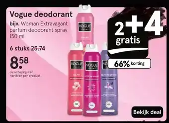 Etos Vogue deodorant aanbieding