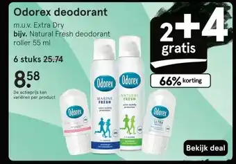 Etos Odorex deodorant aanbieding