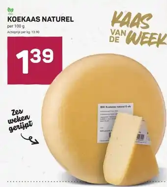 Ekoplaza KOEKAAS NATUREL aanbieding
