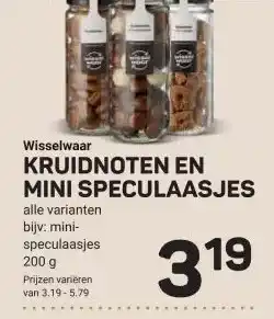 Ekoplaza Wisselwaar KRUIDNOTEN EN MINI SPECULAASJES aanbieding