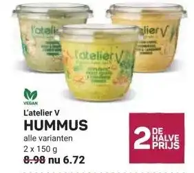 Ekoplaza L'atelier V HUMMUS aanbieding