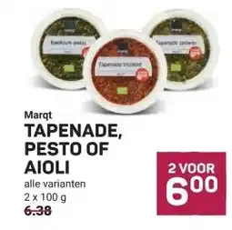 Ekoplaza Marqt TAPENADE, PESTO OF AIOLI aanbieding