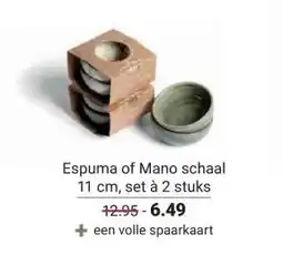 Ekoplaza Espuma of Mano aanbieding