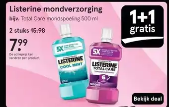 Etos Listerine mondverzorging aanbieding