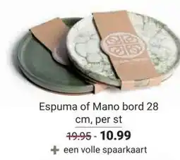 Ekoplaza Espuma of Mano bord aanbieding