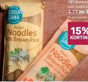 Ekoplaza TerraSana NOODLES OF RAMEN aanbieding
