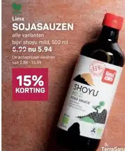 Ekoplaza Lima SOJASAUZEN aanbieding