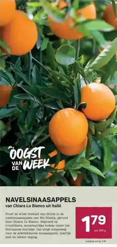 Ekoplaza NAVELSINAASAPPELS van Chiara Lo Bianco uit Italië aanbieding