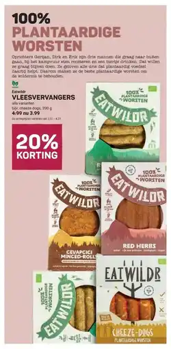 Ekoplaza Eatwildr VLEESVERVANGERS aanbieding