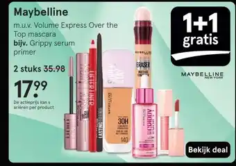 Etos Maybelline aanbieding
