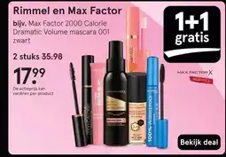 Etos Rimmel en Max Factor aanbieding