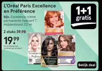 Etos L'Oréal Paris Excellence en Préférence aanbieding