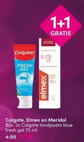 DA Colgate, Elmex en Meridol aanbieding