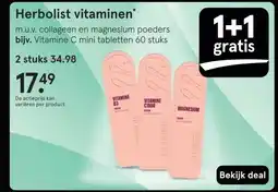 Etos Herbolist vitaminen aanbieding