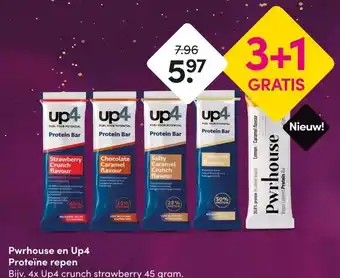 DA Pwrhouse en Up4 Proteïne repen aanbieding