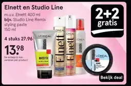 Etos Elnett en Studio Line aanbieding