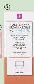 DA DA hoestdrank broomhexine aanbieding