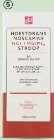 DA DA hoestdrank noscapine aanbieding