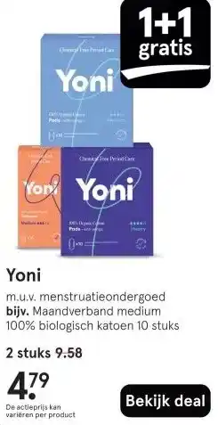 Etos Yoni aanbieding